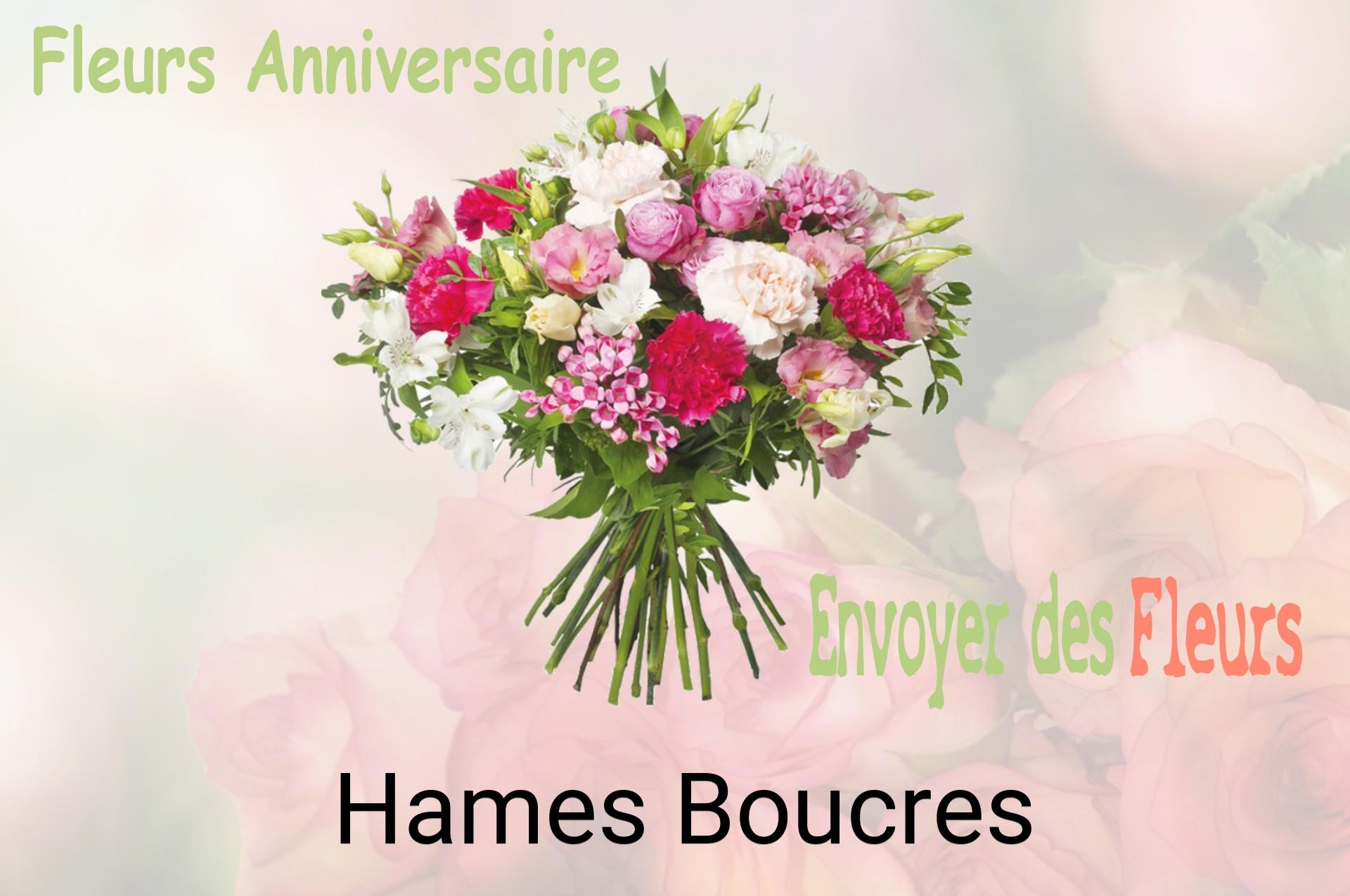 Bouquet de fleurs d’anniversaire livré à Hames-Boucres