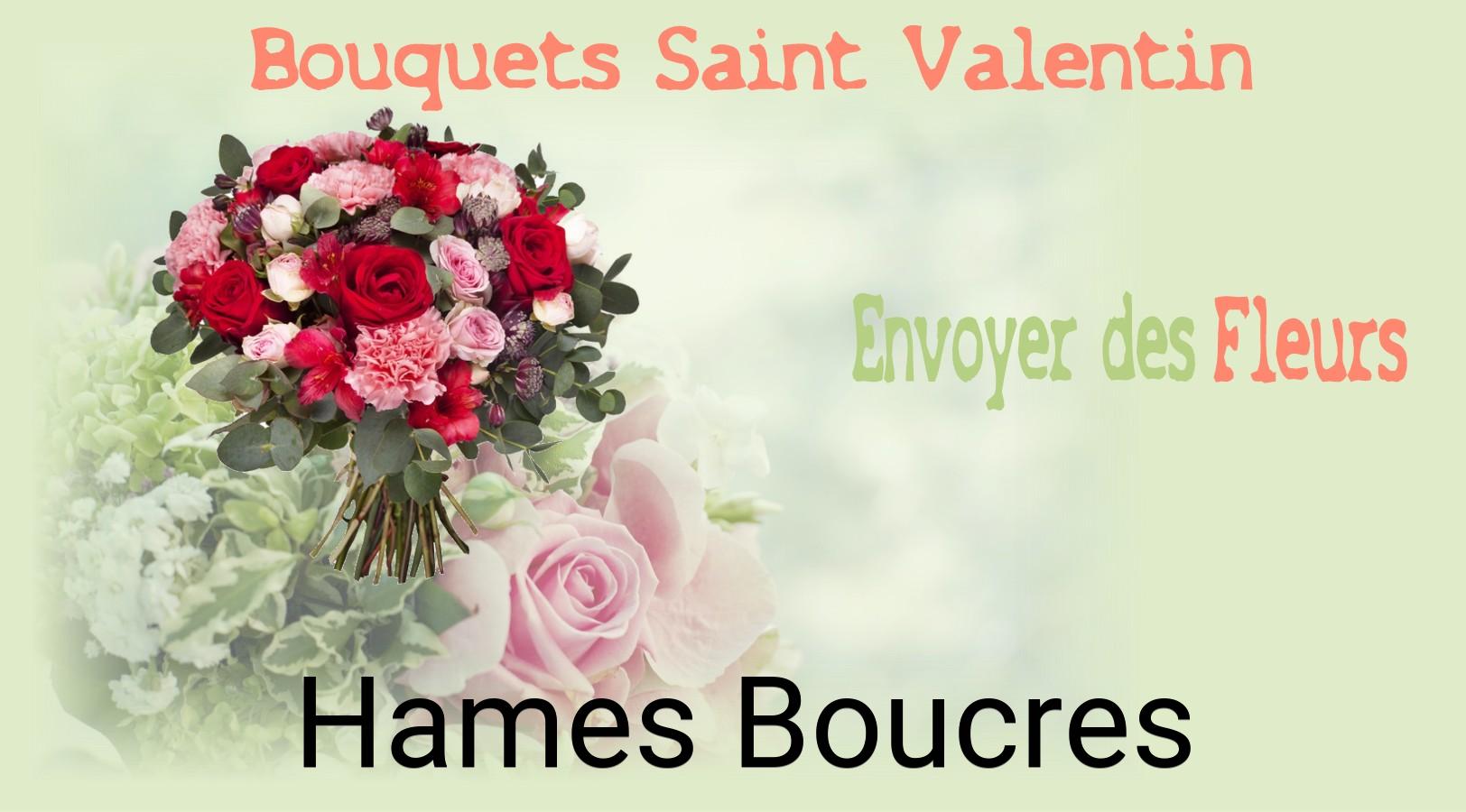 Roses de Saint-Valentin livrées à Hames-Boucres